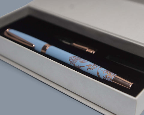 Poppy Butterfly Double Pen Set