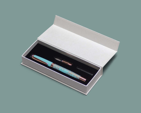 Bamboo morning glory dual-use pen set