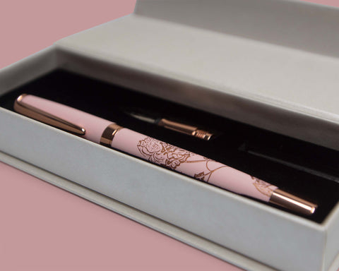 Peony dual-use pen set