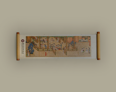 漢宮春曉卷軸磁鐵