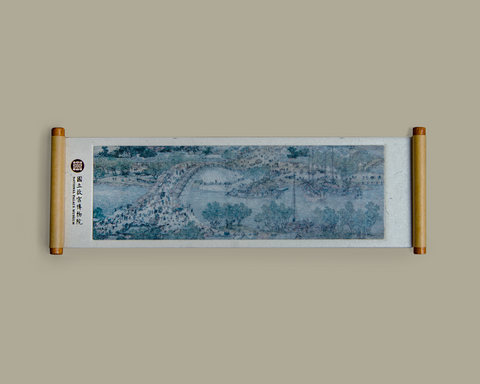 清明上河圖卷軸磁鐵