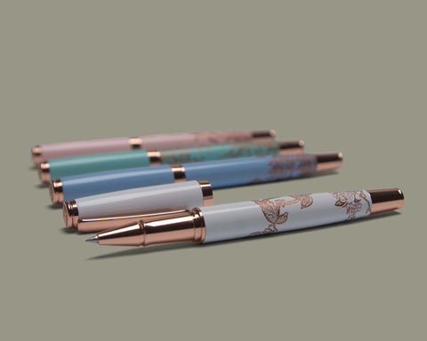 Begonia magnolia dual-use pen set